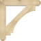 Ekena Millwork Imperial Craftsman Rough Sawn Bracket w/ Offset Brace, Douglas Fir, 8"W x 44"D x 44"H BKT0806X44X44IMP04RDF - alternate 4